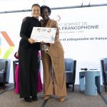 Claire Seang, directrice exécutive de Fútbol Más France, a été mise à l’honneur lors du XIXe Sommet de la Francophonie